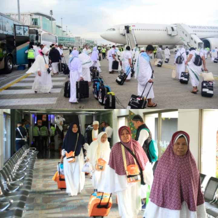 Data terbaru mengenai jemaah haji Indonesia yang sudah tiba di tanah air sebanyak 5.133 