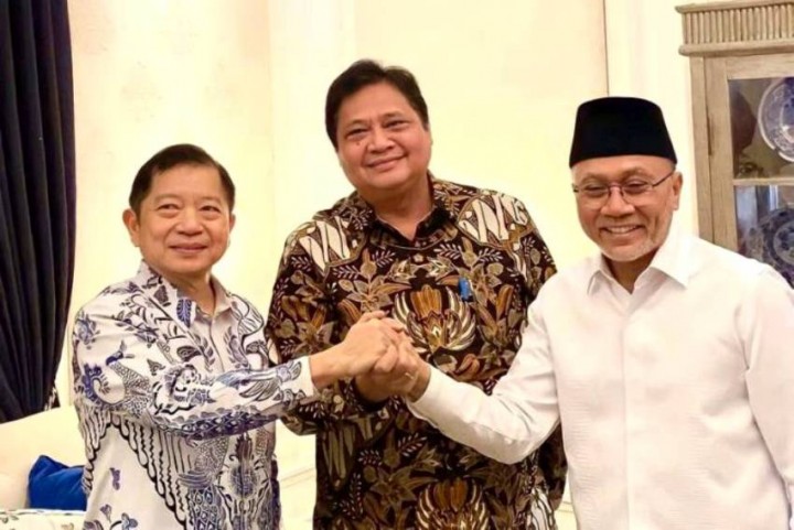 Ketum Parpol yang tergabung dalam Koalisi Indonesia Bersatu. Sumber: Detik.com