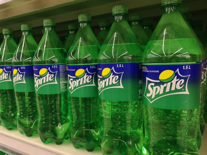 Botol Sprite hijau di pasaran