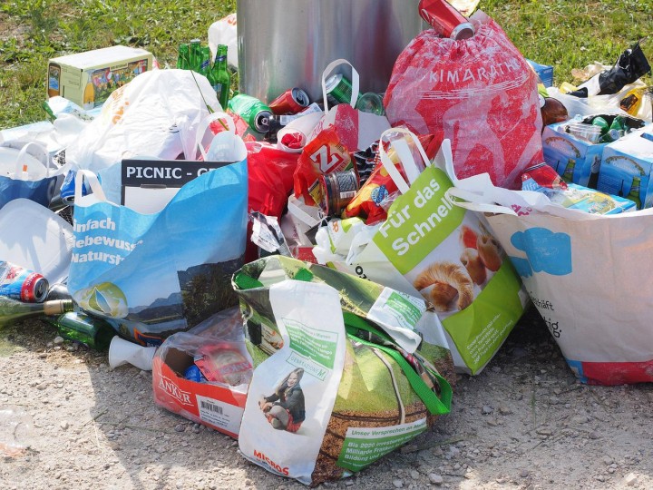 Ilustrasi tumpukan sampah hasil konsumsi jemaah Indonesia selama musim haji 2022 /pixabay