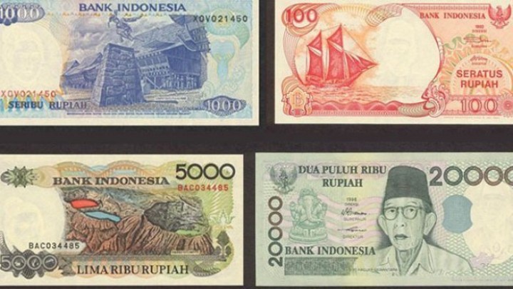 Potret Uang Kertas Lama RI/tribunnews