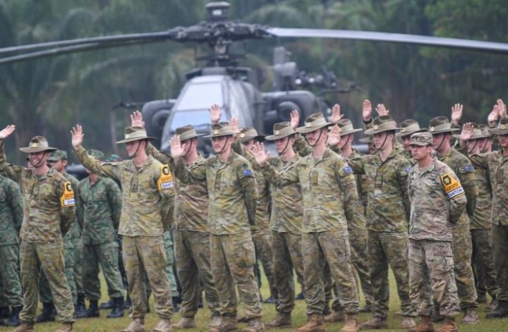 Foto: Amerika Serikat dan Indonesia Gelar Latihan Militer Bersama di Tengah Kekhawatiran China