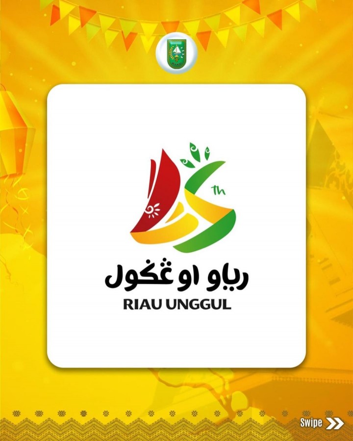 Logo HUT Riau ke-65