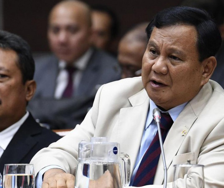 Menteri Pertahanan (Menhan) Prabowo Subianto. Sumber: Internet