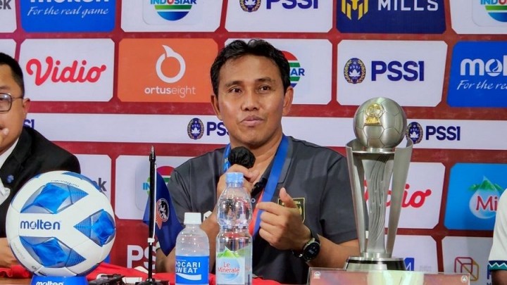 Pelatih Timnas Indonesia U-16 Bima Sakti Tukimin. Sumber: SKOR.ID