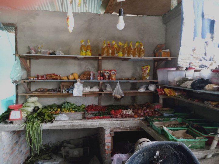 Potret Dagangan Pasar Kaliem, Pedagang di Belutu Kandis/Riau24