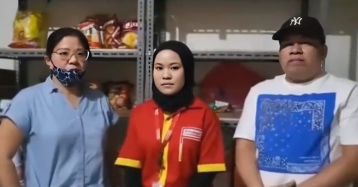 Potret Karyawan Alfamart yang Dipaksa Minta Maaf lewat Unggahan Video/katadialog