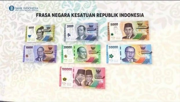 Indonesia Resmi Mengganti Uang kertas Tahun Emisi 2022, 