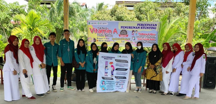 Mahasiswa Kukerta Unri Sosialisasi Stunting di Kelurahan Sungai Piring Inhil
