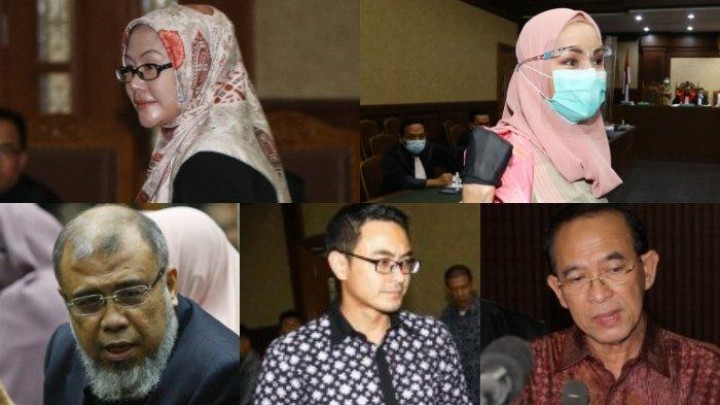 Potret 5 dan 23 Napi Koruptor yang dibebeaskan KPK Bersyarat Sejak Disahkannya UU No.22 Tahun 2022 (Tribunnews)