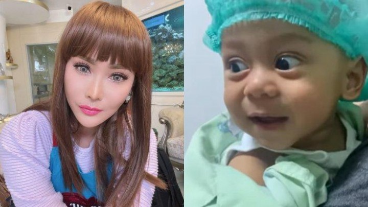  Inul Daratista Unggah Anak Lesti Kejora yang Telah Selesai Melakukan Operasi Hernia