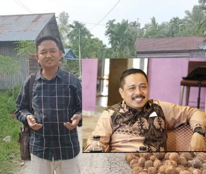 Tokoh Pemuda Pulau Kijang Inhil, Munawir dan Anggota DPRD Riau, Arfah