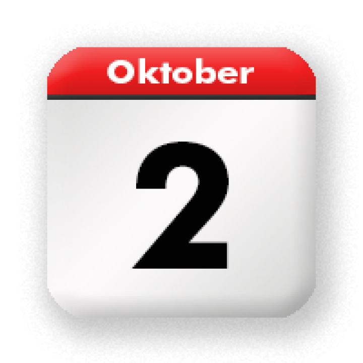 Berikut beberapa fakta dan peristiwa tercatat sejarah yang terjadi pada tanggal 2 Oktober /stilkunst.de