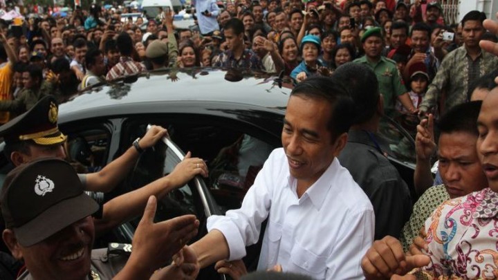 Hasil Survei Indikator sebut 67 persen masyarakat puas atas kinerja presiden Jokowi /okezone.com 