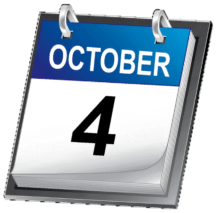 Berikut beberapa fakta dan peristiwa tercatat sejarah yang terjadi pada tanggal 4 Oktober /iftodayisyourbirthday.com