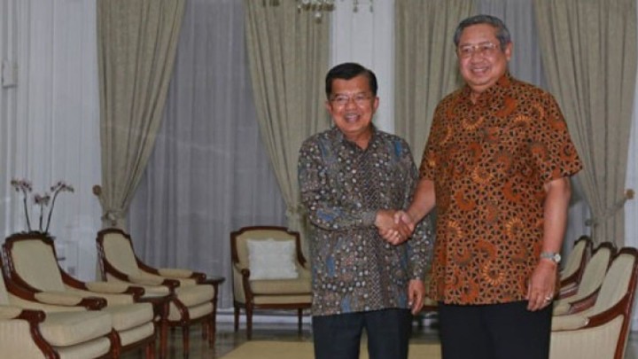 Presiden ke-6 RI Susilo Bambang Yudhyono (SBY) dan Wapres ke-10 dan ke-12 RI Jusuf Kalla. Sumber: VOI