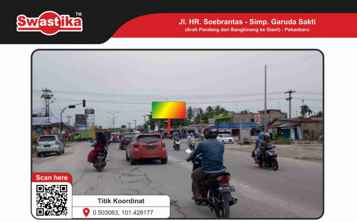 Sewa Baliho Riau di Swastika Advertising – Lokasi Jl. HR. Soebrantas