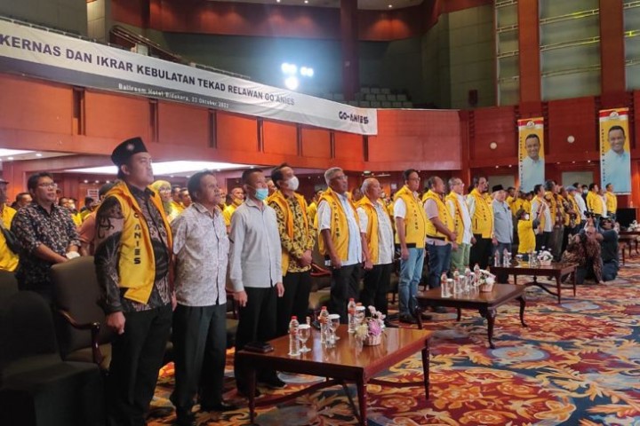 Menarik! Politikus Golkar Pimpin dan Deklarasi Relawan Go-Anies, Apakah Sinyal Koalisi?