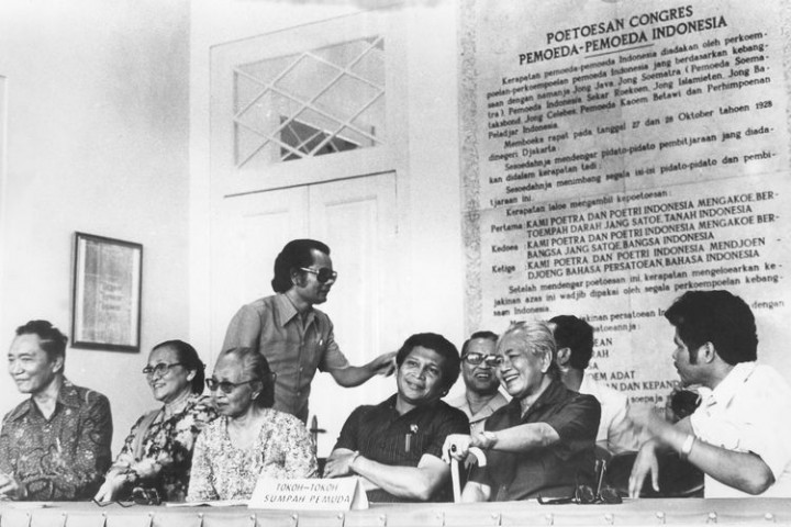 Ilustrasi Para Tokoh Bangsa Indonesia yang Berperan Penting Pada Tanggal 28 Oktober 1928 (Foto: KompasNews)