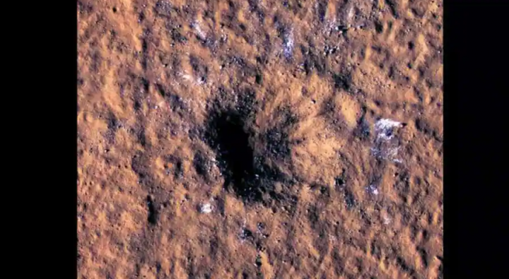 Nasa rilis gambar planet Mars setelah dihantam meteor /NASA