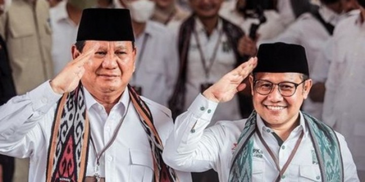 Potret Ketua Umum Partai Gerindra, Prabowo daan Ketum PKB, Muhaimin. (Merdeka.com/Foto)