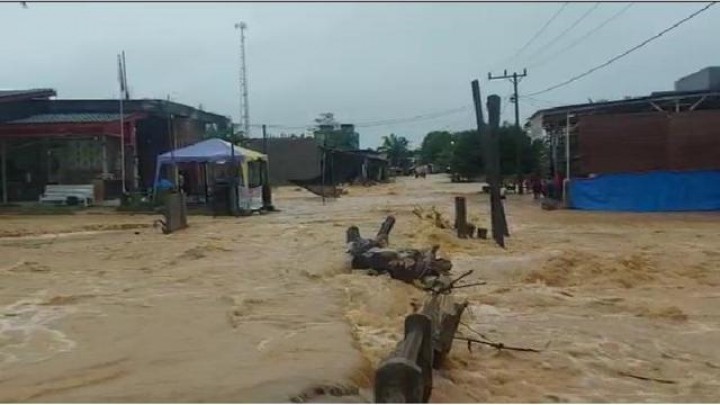 Potret Bencana Banjir yang Melanda Aceh Timur, Provinsi Aceh. (Liputan6/Foto)