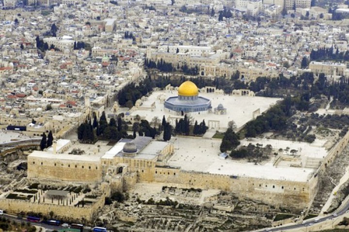 Tampak Atas Al-quds di Palestina/Yerusalem. (Sindonews/Foto)