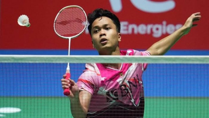 Tunggal Putra Indonesia Anthony Sinisuka Ginting (detik.news/Foto)