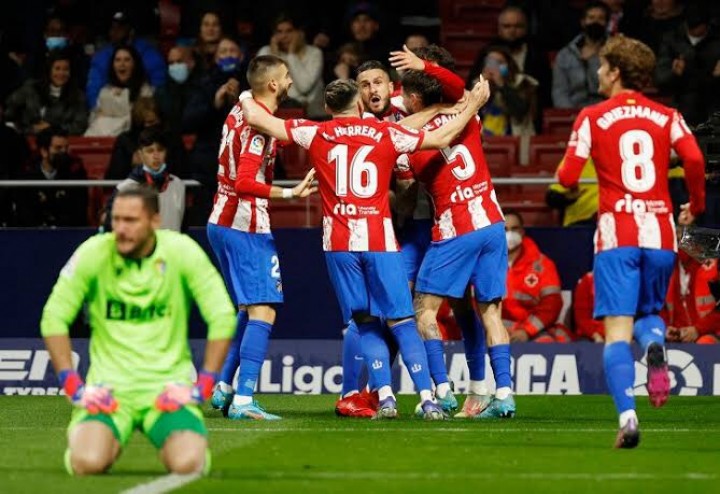 Potret Atletico Masrid vs Almazan Menang dengan Skor 2-0, Di Liga Spanyol (Detik.news/Foto) 