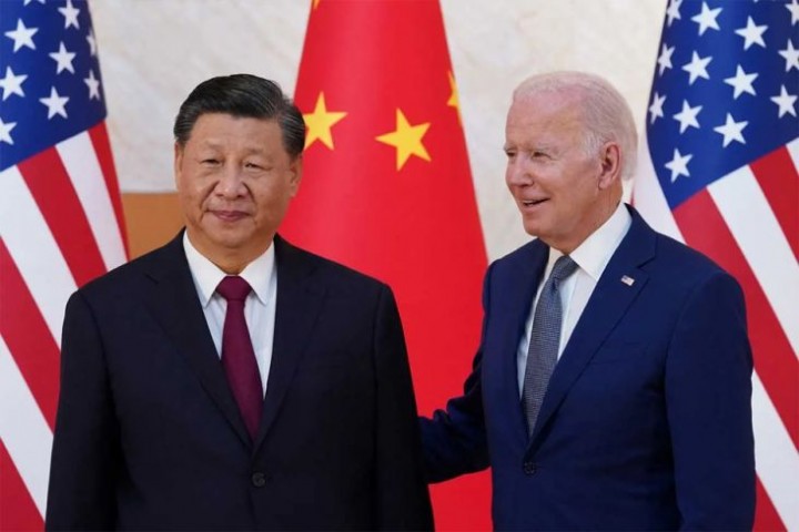 Untuk pertama kalinya dalam sejarah Joe Biden bertemu langsung dengan Xi Jinping di KTT G20 Bali /Reuters