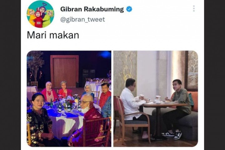 Kode Keras! Gibran Rakabuming Unggah Foto dengan Anies Hingga Megawati Semeja dengan SBY