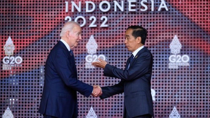 Senyum Sembringah Presiden Jo Widodo Untuk Para Pemimpin Dunia di KTT G20 Bali. (detik.news/Foto) 