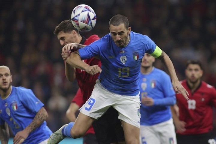 Potret Laga Persahabatan Italia vs Albania (Bola.net/Foto)