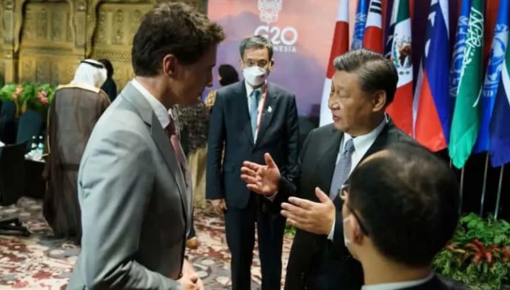 China Menanggapi Video Viral Dimana Xi Terlihat Mencoba Mengecam Trudeau di G20 Bali