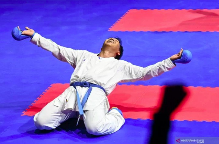 Potret Atlet Indonesia di Kejuaraan Karate Internasional WKF Series A 2022. (JPNN.com/Foto)