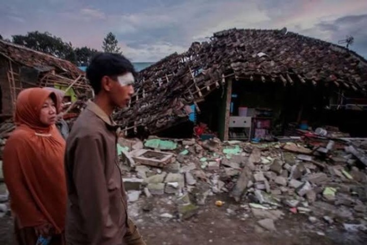 Gempa Cianjur, potret kondisi rumah warga (CNNIndonesia/Foto)