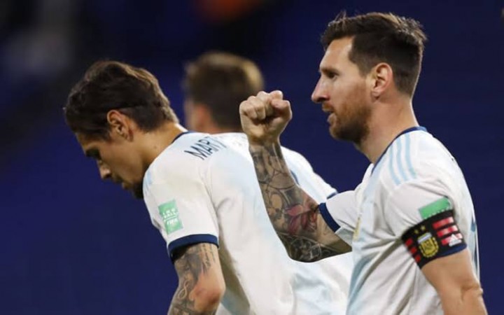 Lionel Messi Timnas Argentina (Bola.Bisnis/Foto)