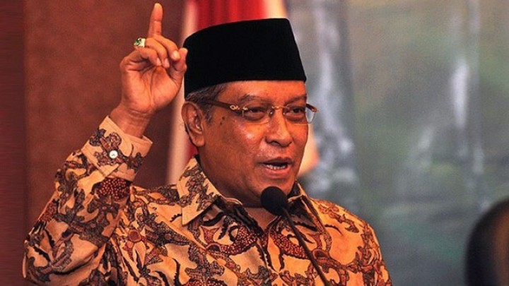 Mantan Ketua Umum Pengurus Besar Nahdlatul Ulama (PBNU) KH Said Aqil Siroj. Sumber: Suara Surabaya