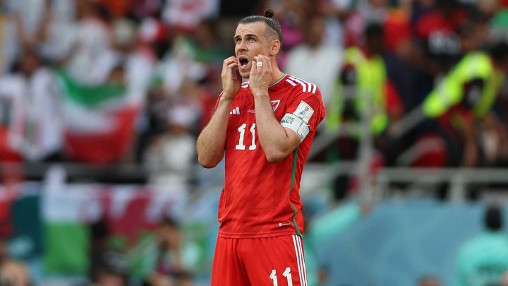 Potret Gareth Bale di Piala Dunia Qatar 2022 Mewakili Wales . (Goal.com)