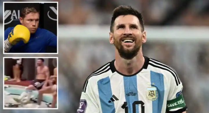 Petinju kelas menengah, Saul Canelo Alvarez mengancam Lionel Messi usai kapten Argentina itu terlihat membuang jersey Meksiko /net