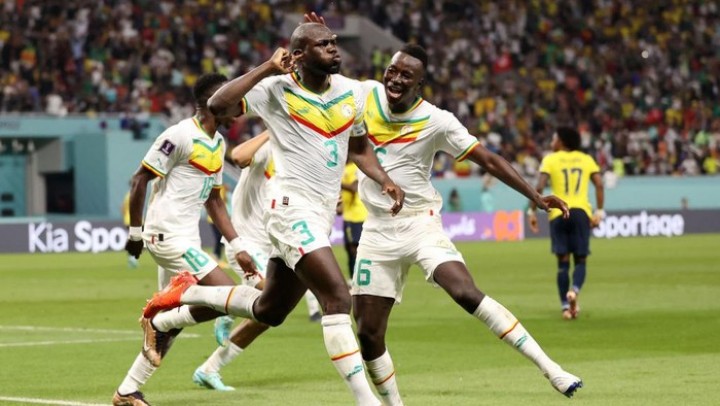 Potret Timnas Senegal saat Kontra Dengan Ekuador di Piala Dunia 2022. (detik.com/foto)