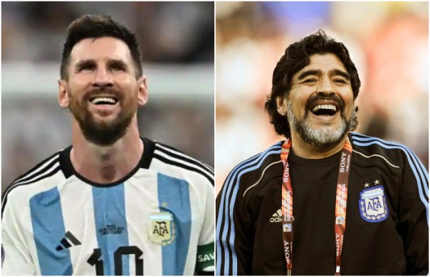 Lionel Messi telah melewati 2 rekor Diego Maradona selama Piala Dunia 2022 