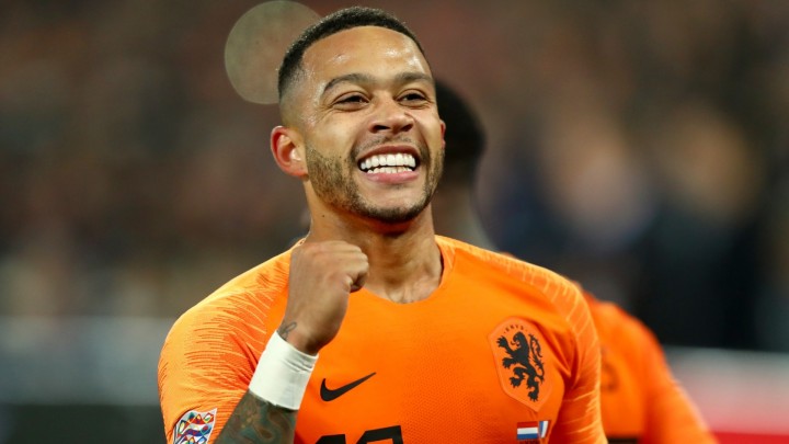Memphis Depay Pemain Asal Belanda yang Memiliki Keturunan Darah Maluku di Piala Dunia 2022. (Next Sport/Foto)