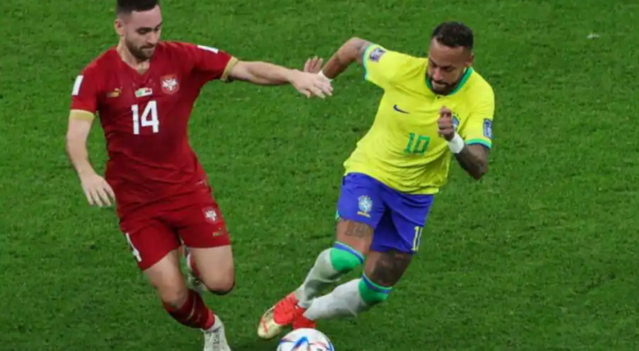 Neymar terlihat kembali berlatih usai alami cidera saat melawan Serbia di pembukaan turnamen Piala Dunia 2022 /AFP