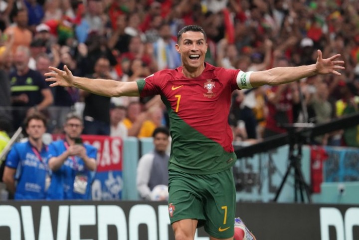 Potret Cristiano Ronaldo Saat Laga Piala Dunia Portugal vs Ghana. (Bola.net/Foto)