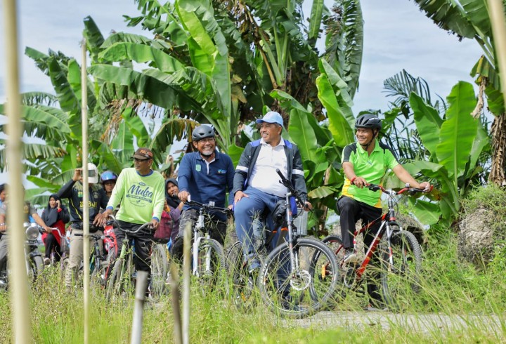 Tour de Sawah Gowes Sambil Melihat Hamparan Persawahan
