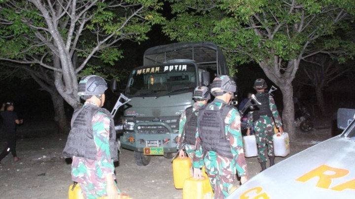 TNI Gagalkan Penyelundupan 1,6 Ton Minyak Tanah dari Belu NTT ke Timor Leste