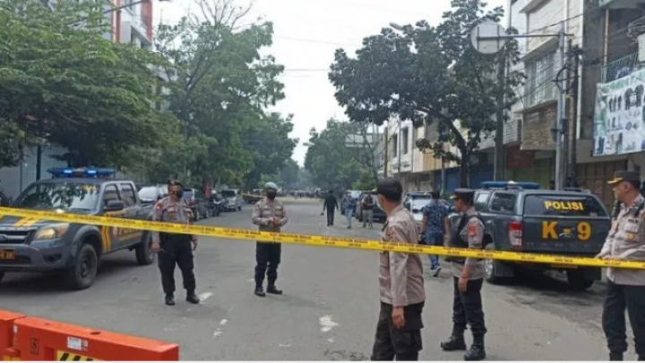 Terjadi ledakan di Polsek Astana Anyar, Bandung Rabu pagi /ayobandung.com 