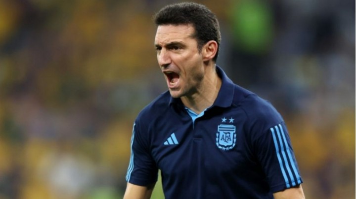 Pelatih Timnas Argentina di Piala Dunai 2022, Scaloni. (Suara.com/Foto)