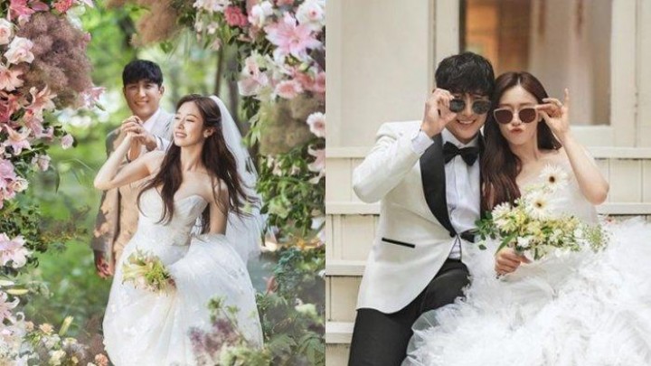 Jiyeon T-ARA dan Hwang Jae Gyun telah resmi menjadi pasangan suami istri/(net)